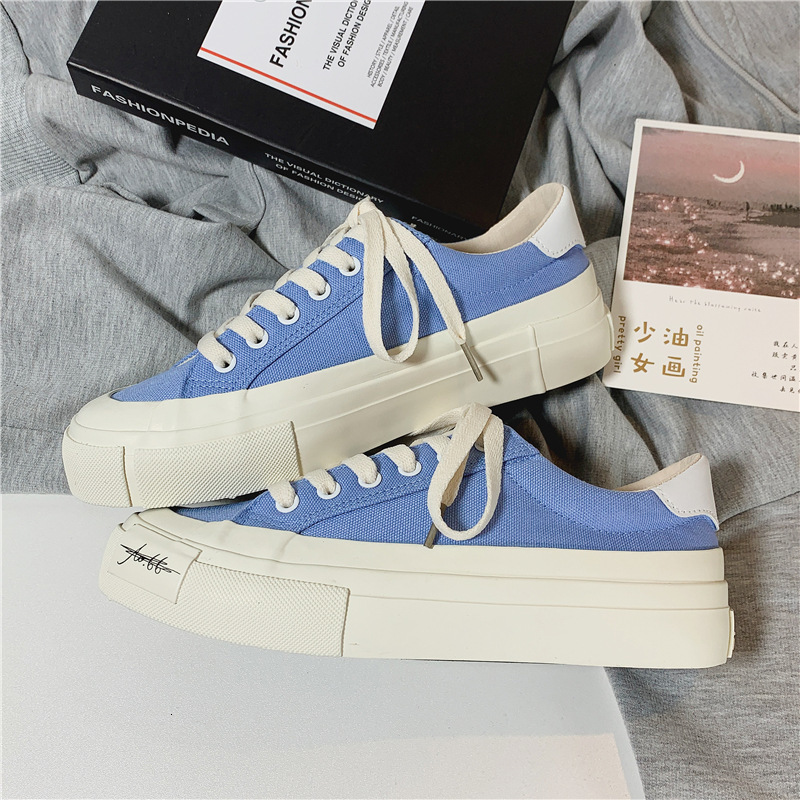 

Dress Shoes Fashion canvas shoe spring classic solid color women s breathable student casual cloth small white 230324, A1 white