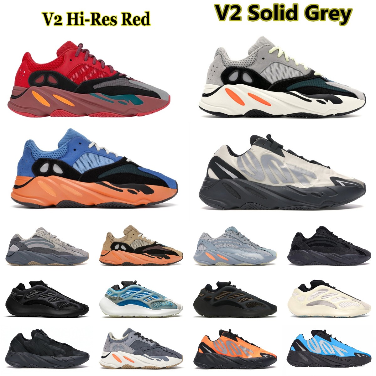 

new Designer Men Women Running Shoes 700 700s Hi-Res Red Mauve Copper Fade Vanta Cream Utility Black Mens Trainers Sport Sneakers, Box