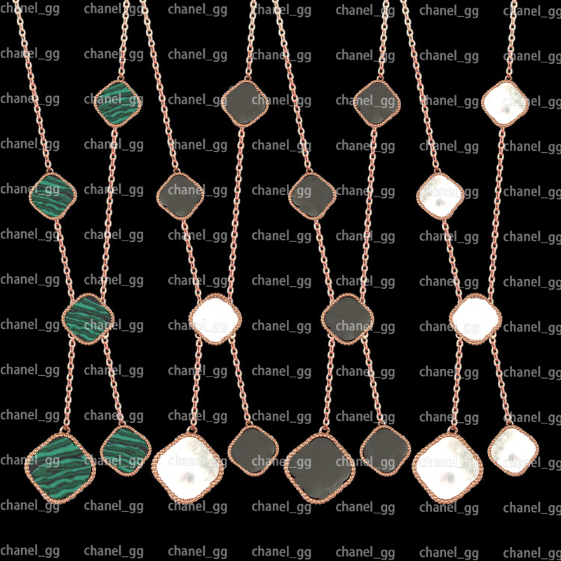 

womens necklaces fashion classic lucky clover 6 flower necklace ladies Chains and girls valentine's day mother's day engagement jewelry