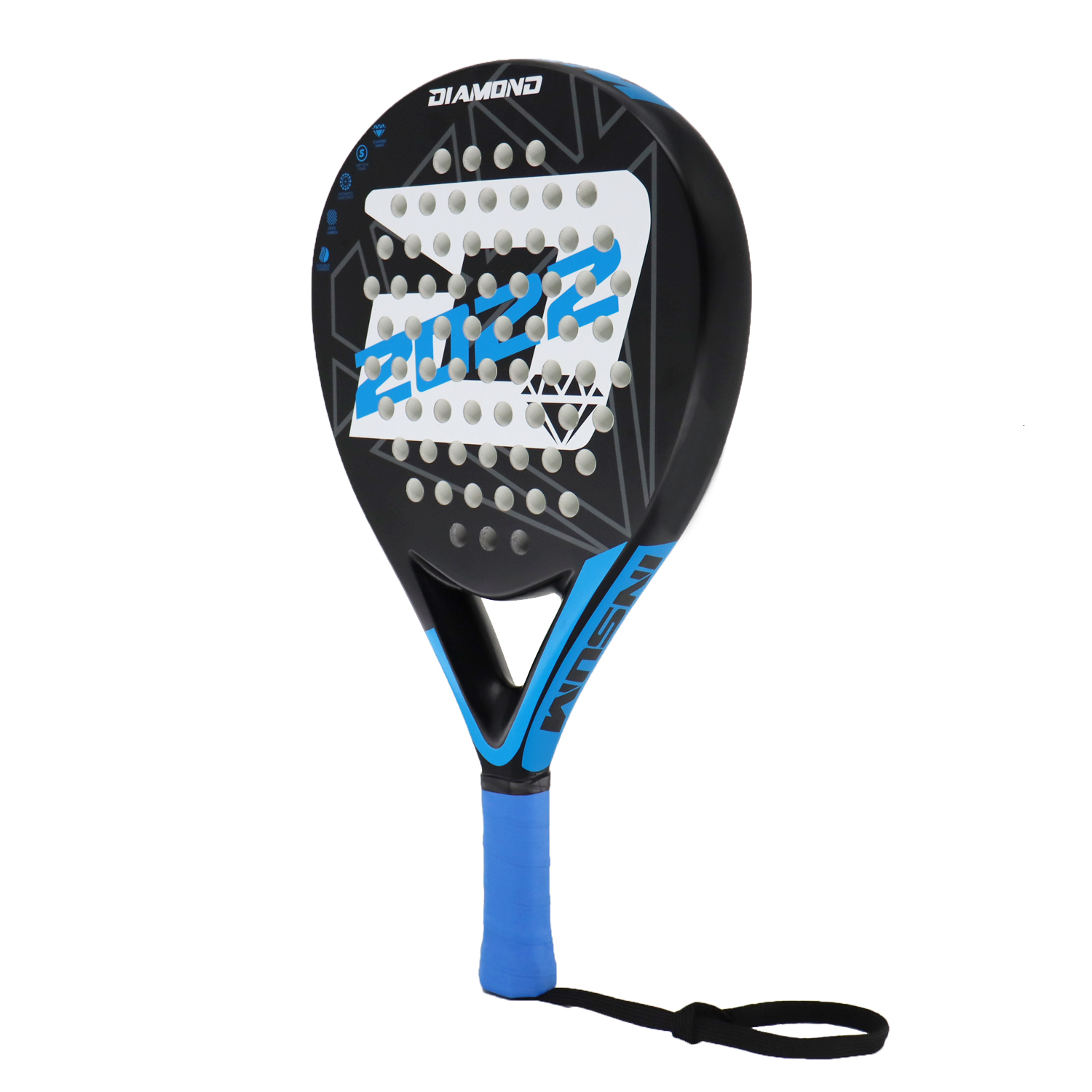 

Tennis Rackets Pro Padel Paddle Racket Diamond Shape EVA SOFT 230324