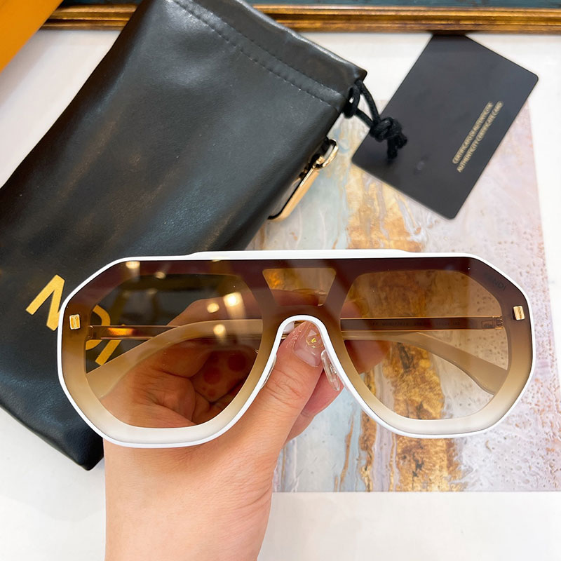 

Designer Sunglasses for men women FF integrated frame metal temples M0617 sunglasses fashion shadow box frame eyewear