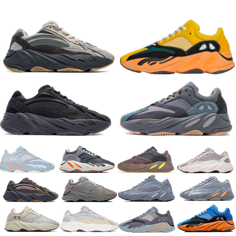 

V2 Running Shoes Hospital Blue Men Women Fade Carbon Copper Alvah Azael Clay Brown Kyanite Dark Glow Azareth Mono Safflower Kanye West Sports Trainers Sneakers, Sock