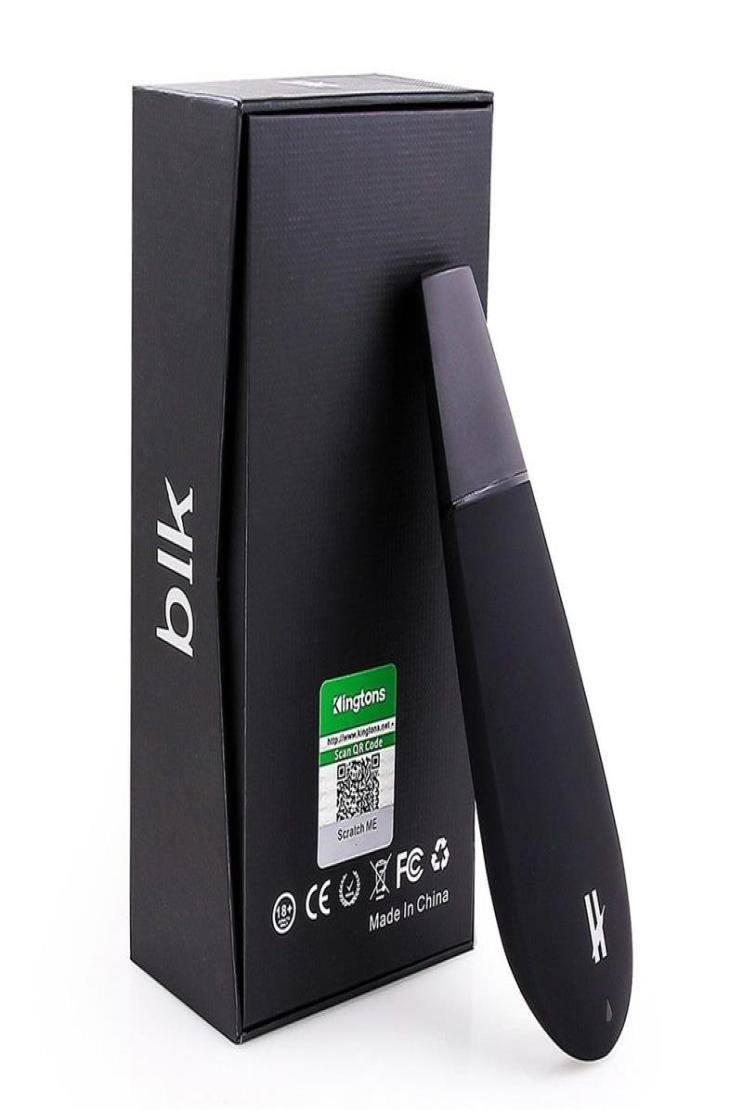 

Original Kingtons Black BLK Mamba TC Dry Herb Vaporizer E Cigarette 1600mAh Battery with Ceramic Heating Chamber Herbal Vape Pen W4465367