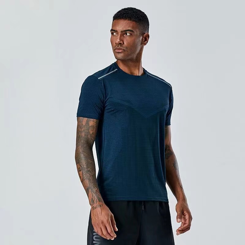 

Summer Mens t-shirts yoga Training Top fitness leisure running shirt men short sleeve clothing top tshirts tee Top Loose