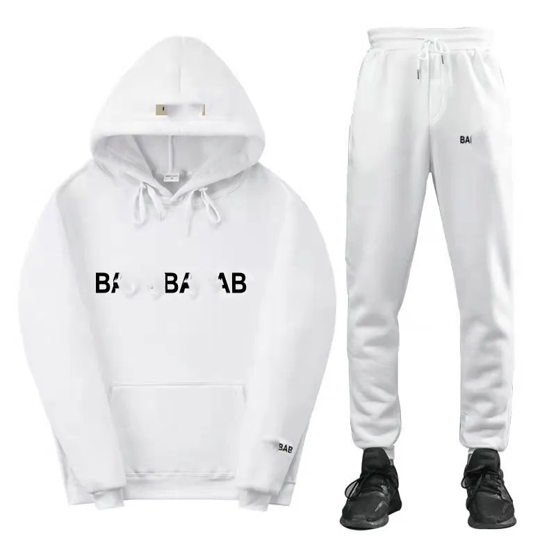 

Men's Set Designer Tracksuits Suit Tide Letters Print High Street Loose Hoodies and Sweatpants Sets Casual Sports Suits