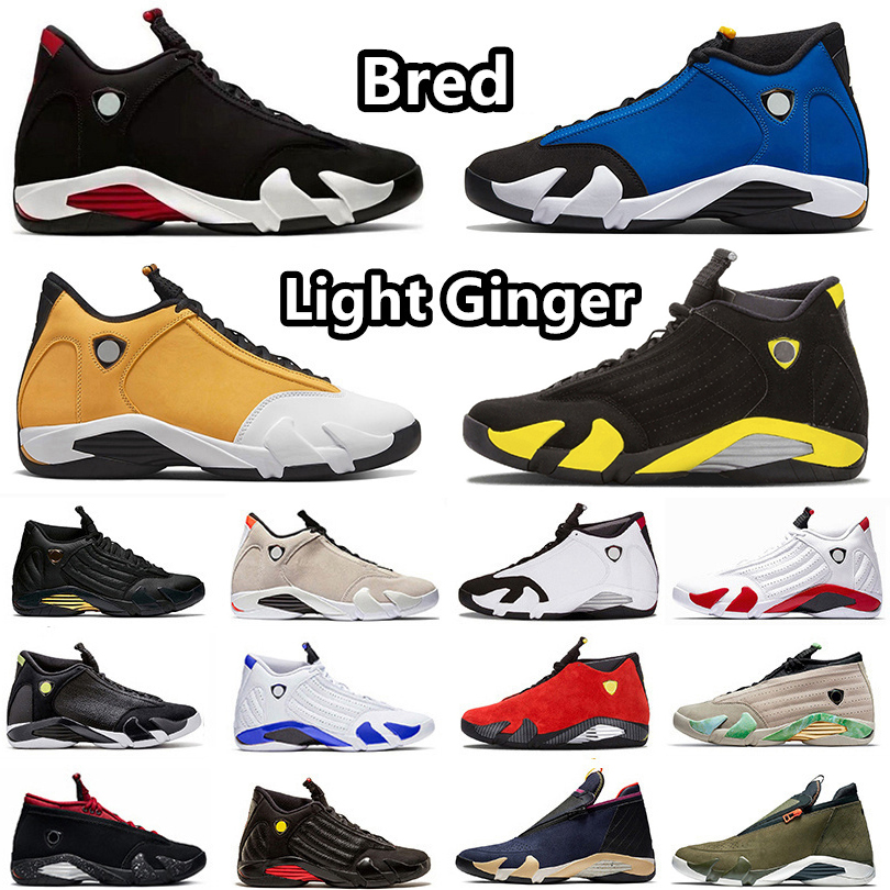 

Jumpman 14 14s Basketball Shoes Bred Laney Light Ginger Gym Red Hyper Royal Thunder University Gold Varsity Royal Winterized Candy Cane Sneakers for Men and Women, Item#2
