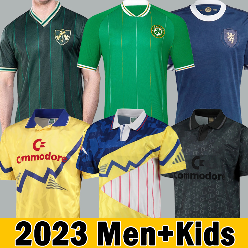

XXXL 4XL Ireland 2023 soccer jerseys Scotland 150th Anniversary CFC Special edition Football Shirts 22/23 Black Out NEW RETRO COLLECTION Enzo MCGINN Adams Uniforms, 22-23 third
