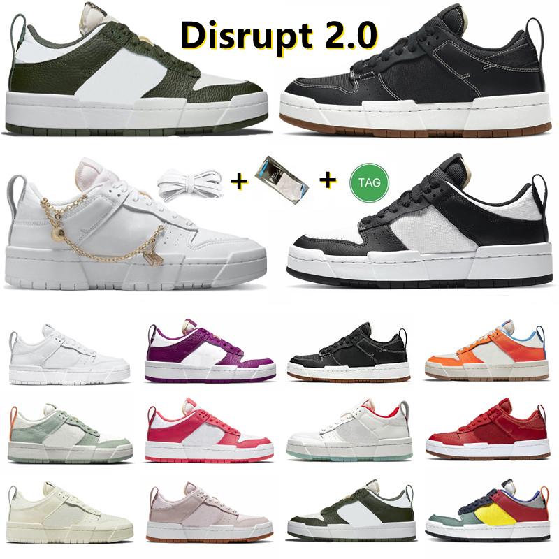 

Disrupt 2.0 Mens Running Shoes Sneaker Black White Gum Photon Dust Gold Charms Hyper Royal Malachite Firecracker Platinum Desert Bronze Women men Sports Sneakers, Color#24