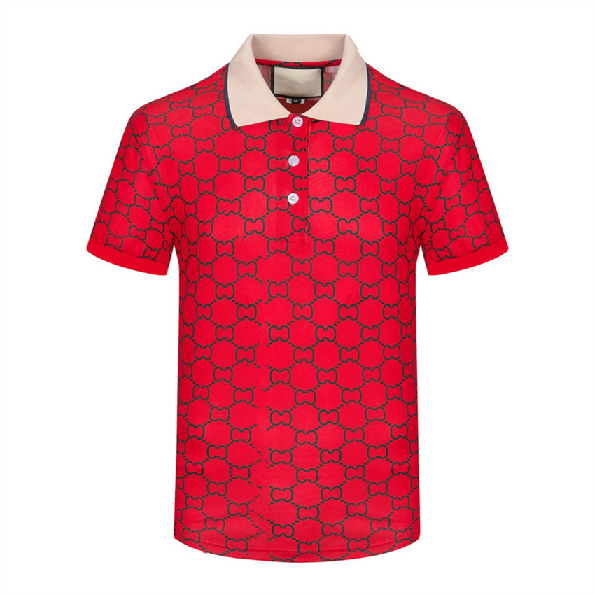 

Summer latest classic brand fashion designer Polo T Shirts US size T Shirt high quality cotton material embroidery design mens luxury lapel short sleeved clothing