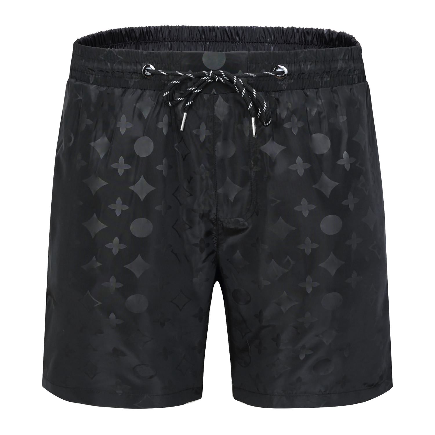 

Summer Fashion Black Shorts Quick Drying Swimwear Men Board Shorts Printing Casual Sports Running Seaside Surf Swim Pants, Customize