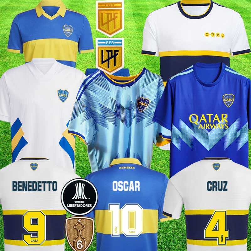 

2023 CA Boca Juniors ICON Collection Soccer Jerseys CARLITOS Retro MARADONA TEVEZ 2022 2023 Club Atletico CONMEBOL LIBERTADORES football shirt MEN SETS UNIFORM, Player version icon