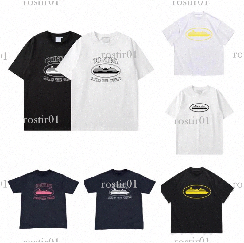 

high-quality T shirt summer European and American High street print short sleeve Tshirt men's hip hop rap tshirts