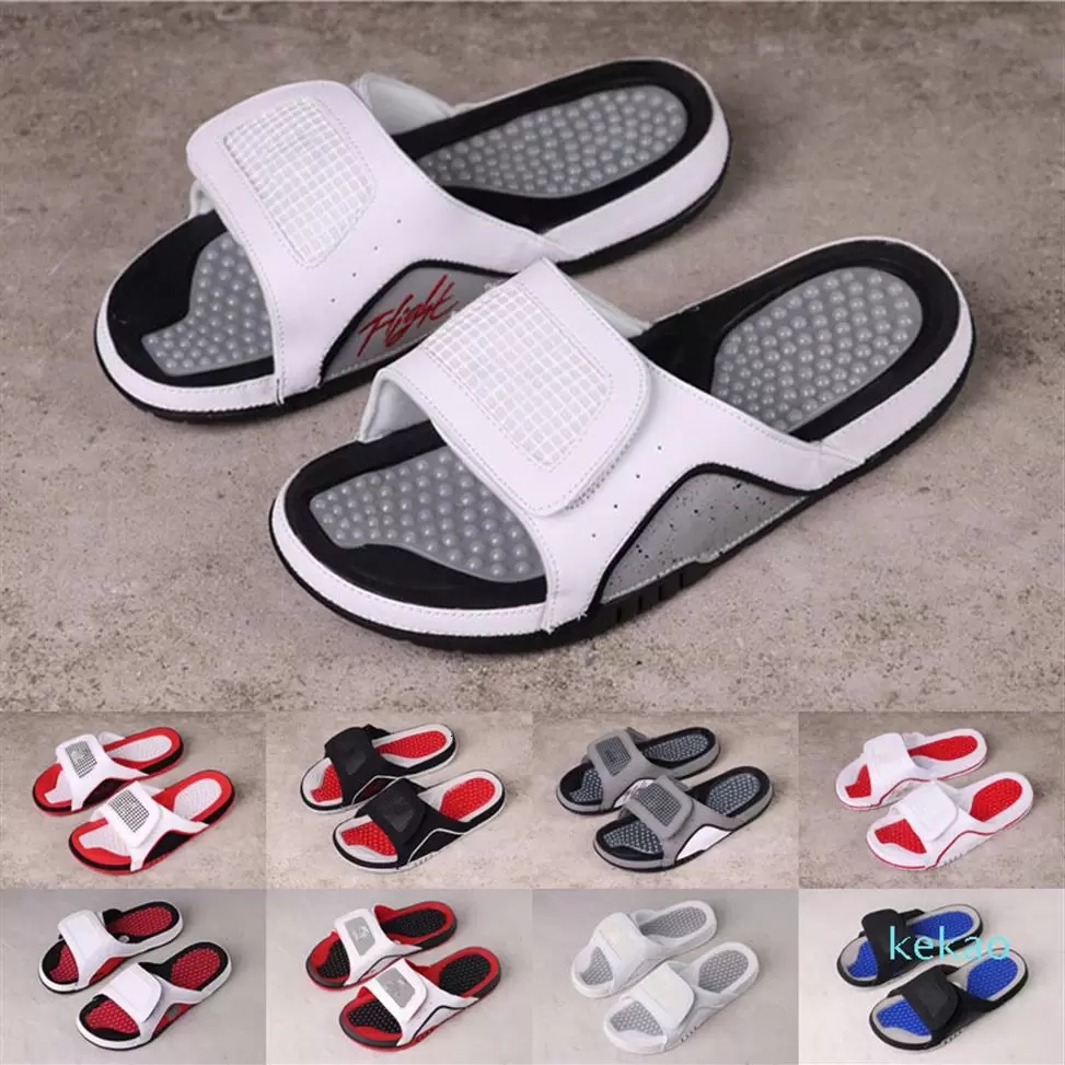 

Shoes Slippers Men Women's Hydro Slides Jorden Iv 4 4s Pool Mens Jumpman Outdoor Blue Black White Red Jordon Sports Trainers Mules, Dsf474-ezj9