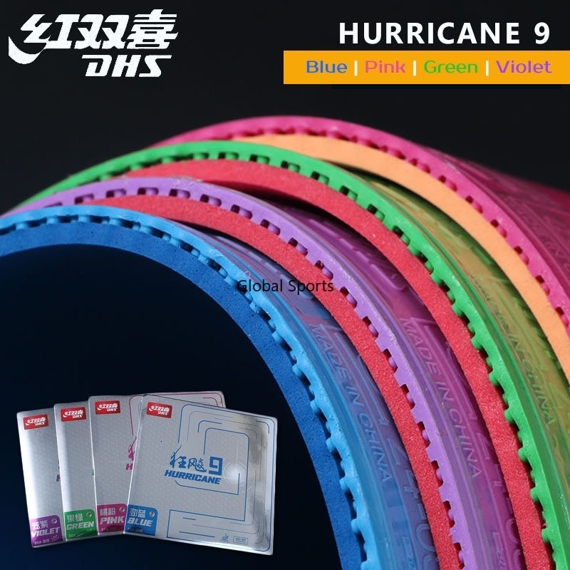 

Table Tennis Nets Posts Original Hurricane 9 Colorful Rubber Ping Pong Tacky Elastic Hard Sponge 230324