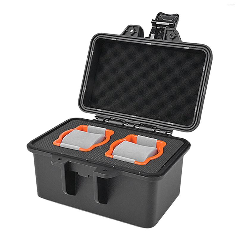 Watch Boxes Carry Case 2 Slot Portable Hard Shell Storage Organizer Waterproof Box Men Travel For Desktop-image-853115263