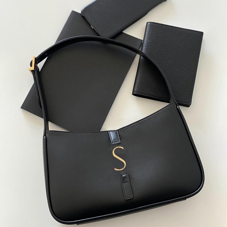 

Clutch Bag fashion le 5 A7 underarm Womens Mens Smooth Leather yslity shoulder bags Luxury tote handbag purse Cleo Metal Hardware CrossBody travel Designer, White