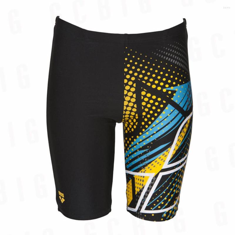 

Men's Swimwear 2023 Mens Summer Beach Swimming Jammers Swim Uv Athletic Training Pants Trunks For Run Tight Surf Shorts