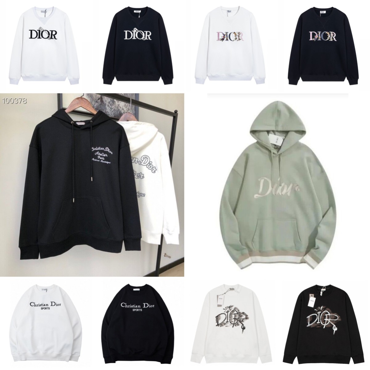 Fashion Clothing Dior sweatshirt Dupe 1:1 spring designer hoodies hoody pullover sweatshirts loose hoodie long sleeve hooded jumper pull over #16-image-785871124