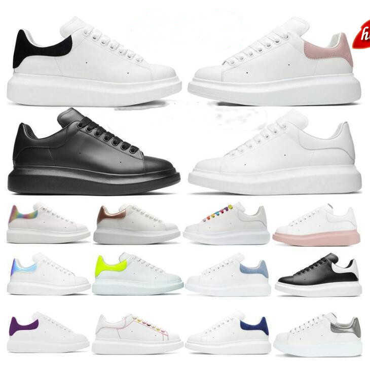 

Suede Shoes Leather mc sneaker Casual queens White Black mcqueens Luxury Velvet alexanders Womens Designer Espadrilles Trainers mens women F, 10