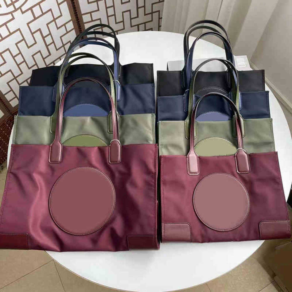 

2 SIZES Totes TB Designer Tote Bag Women Handbag Nylon Handbags classic Solid Color Large Volume Shopping Purse Shoulder Bags 220907, Blue--style 2
