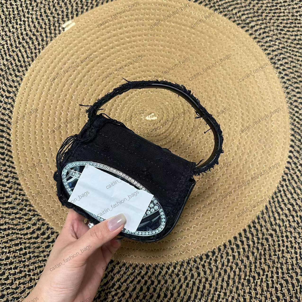 

2023 Summer High-quality Denim Designer One Shoulder Bag Famous Handbag Clamshell Jingle Bag Crossbody Bag Girl Fashion Luxury Purse G2303, Small:13*10*3cm