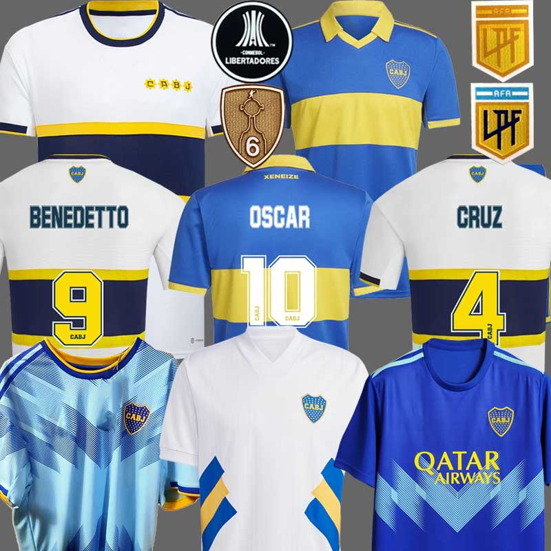 

2023 CA Boca Juniors ICON Collection Soccer Jerseys 22 23 CARLITOS Retro MARADONA 2022 2023 Club Atletico CONMEBOL LIBERTADORES football shirt MEN SETS Kids UNIFORM, Away