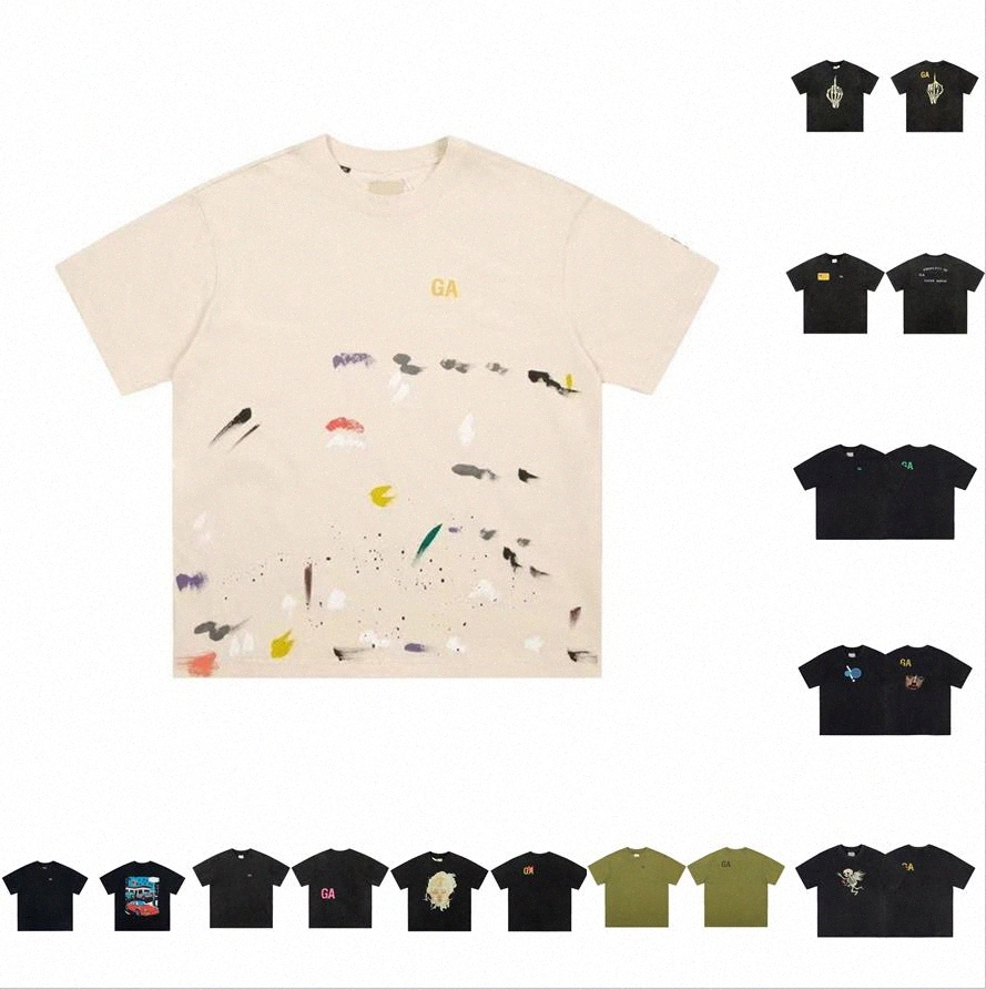 

Galleryse Depts Shirts Designer Men's t Galleryes Cottons Tops Man s Casual Luxurys Clothing Clothes Cotton GJAG