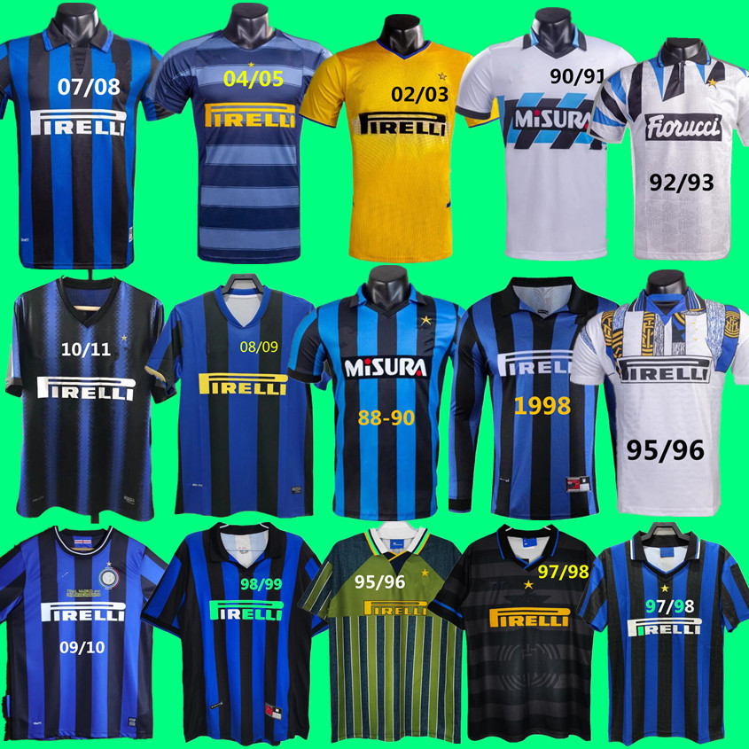 

MILITO SNEIJDER ZANETTI Retro Soccer jerseys Football 88 90 91 92 93 95 96 97 98 99 10 11 01 02 03 04 05 07 08 09 2010 Baggio ADRIANO MILAN BATISTUTA Inters Zamorano uniforms