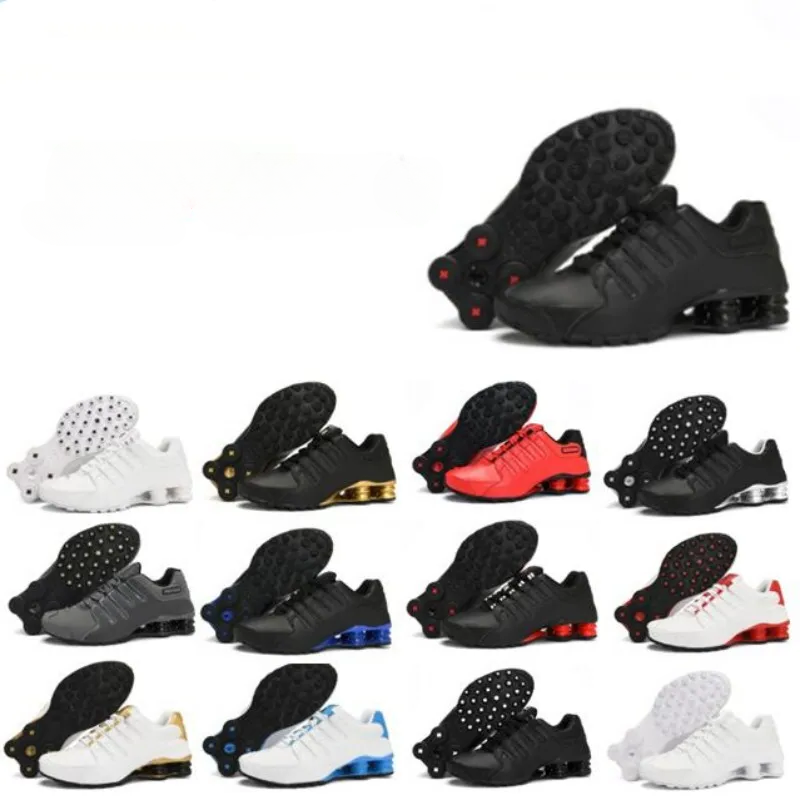 

2023 ShoxS NZ EU Running Shoes Black Silver Sneaker Trainer Sports shoes