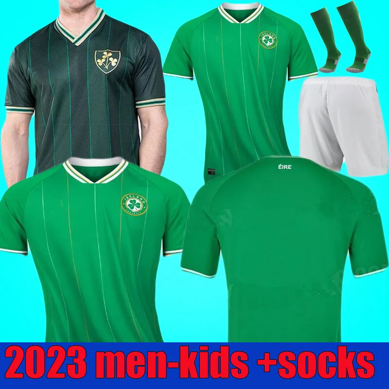 

2023 Ireland home Soccer Jerseys men kids kit 23 24 special National Team DOHERTY DUFFY BRADY KEANE Hendrick McClean idan Football shirt Hendrick top fal sets uniform, Image