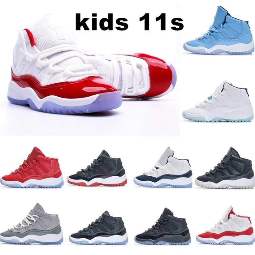 

Shoes Athletic & Outdoor Cherry kids boys 11 Jumpman 11s Children black mid high sneaker Chicago designer Scotts military grey trainers baby kid youth toddler2U
