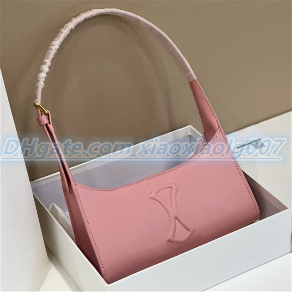 

Top Centinc Real Leather Bag Women's Men's Crossbody Bag Luxury Handbag Designer Fashion Channel Plain Pattern Wallet Shoulder Bag, Pink