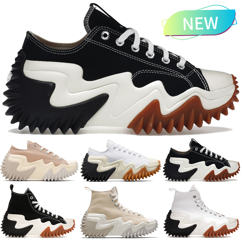 

Run Star Motion Platform casual shoes CT mens designer sneakers Hi Ox White Black Gum Egret Light twine high low luxurys womens outdoor fashion trainers EUR 35-44, Ox light twine