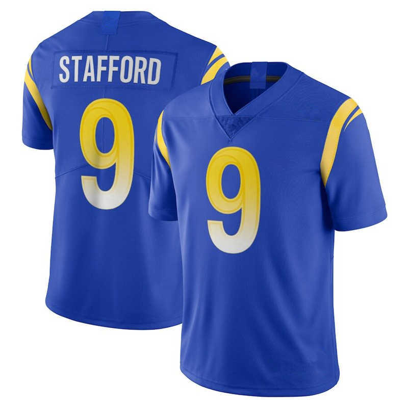 

Matthew Stafford Aaron Donald Cooper Kupp Custom Football Jerseys Cam Akers Tyler Higbee Andrew Whitworth Tutu Atwell Ernest Jones Van Jefferson Johnny Hekker, Mens