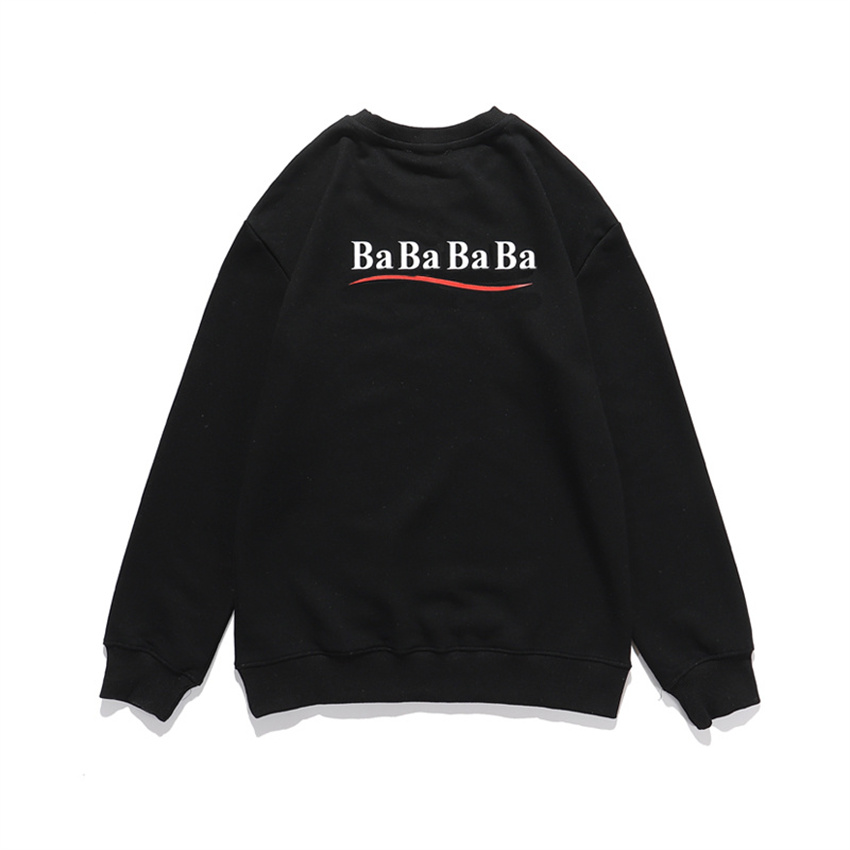 

Homme Hooded Sweatshirts Mens Women Designer Hoodie jacket Clothing High Street Coke wave printing Hoodies Pullover Winter Sweatshirts