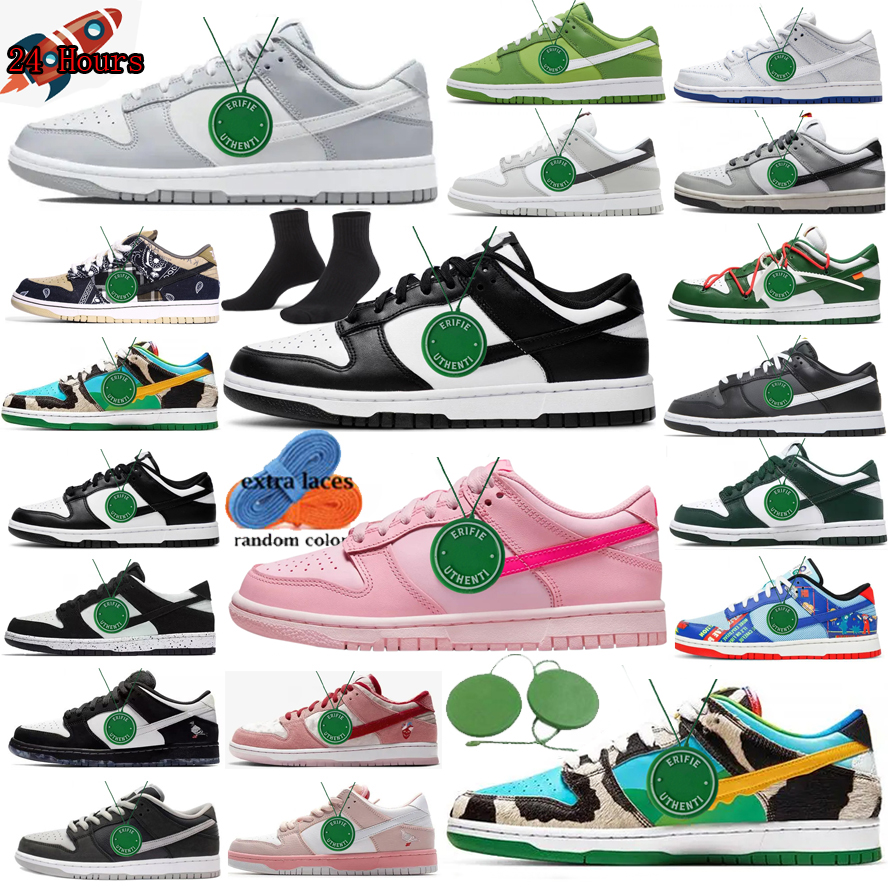 

Low panda dunks shoes for men women black white triple pink photon dust kentucky university red unc green brazil chicago trainers outdoor sports sneakers size 12 13, Color # 12