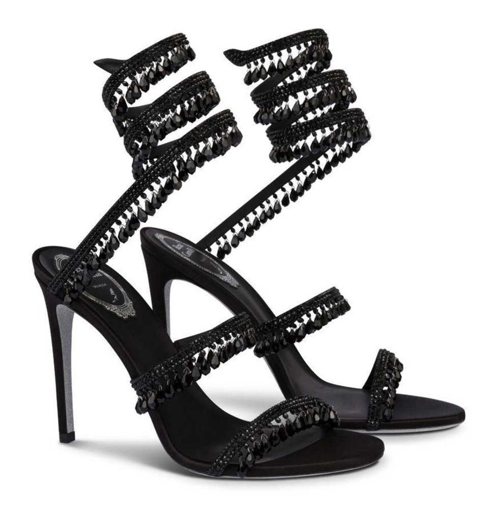 

R Caovilla wedding dress sandal women high heels shoes Romantic lady CHANDELIER nude jc Stiletto Sandals jewelry sandalies ankle stra7958859