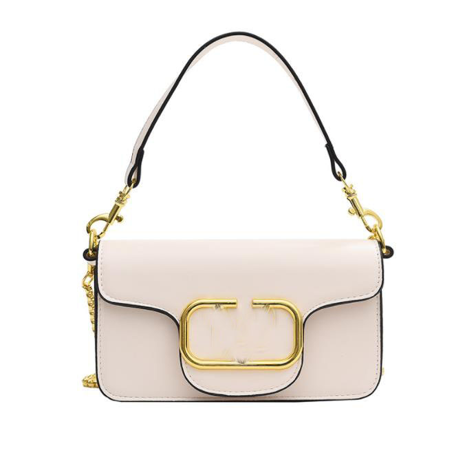 

New women's bag, handbag, Spring/Summer Fashion Chain Small Square Bag Oblique Straddle Bag Portable, Yellow