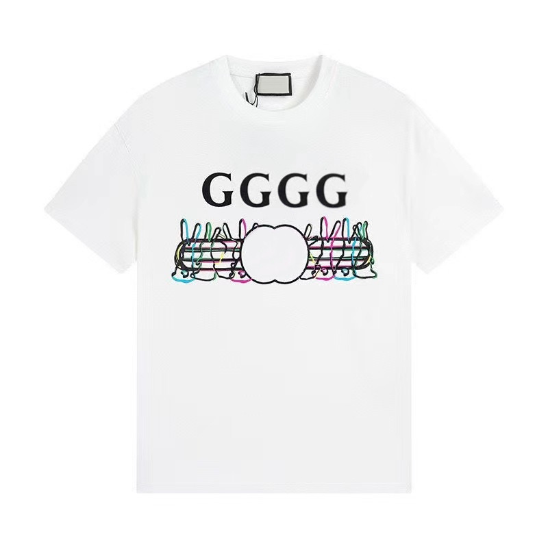 

mens t shirts designer shirt men shirts designers Short Sleeve Summer Fashion Letter Print Men's High Quality Casual Breathable Couple Clothing