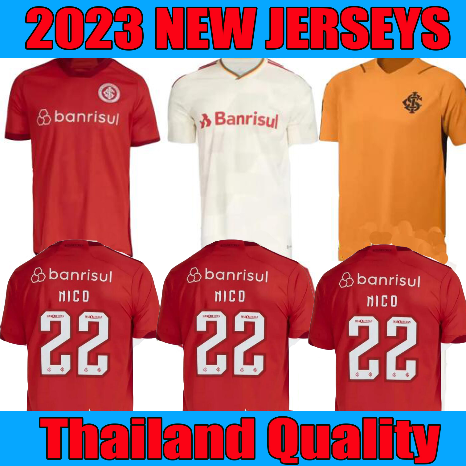 

23/24 SC Internacional third soccer jerseys fans player version Black Excellence WESLEY TAISON EDENILSON D'ALESSANDRO WANDERSON Men Women Kids Kit football shirt, 23 24 home