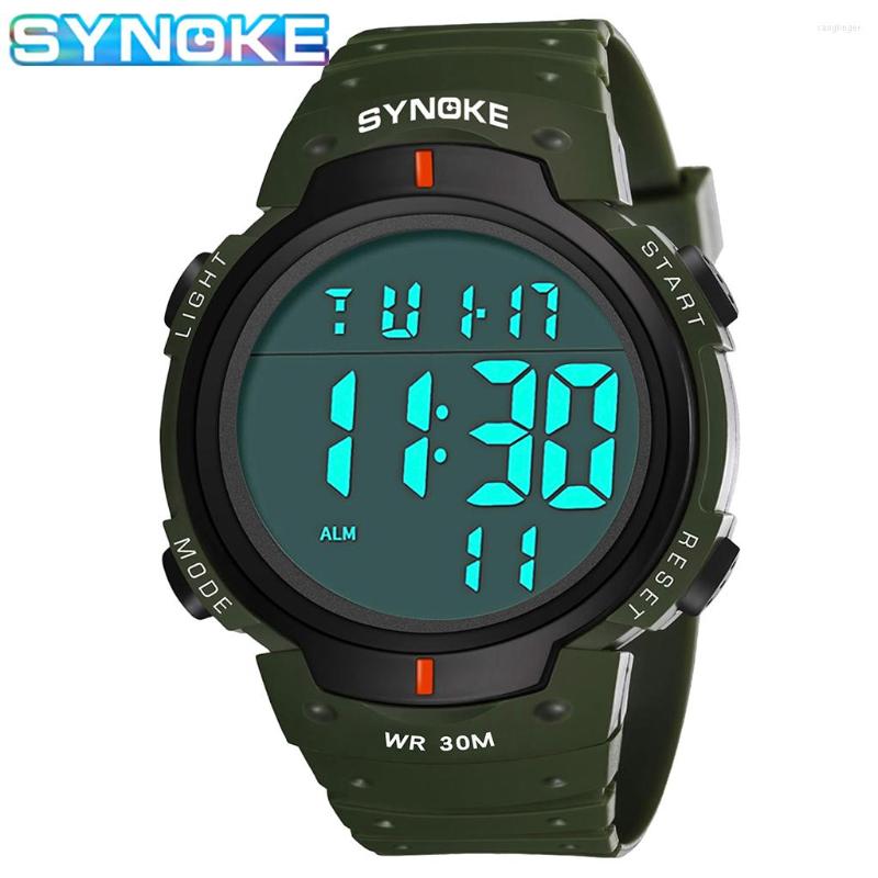 

Wristwatches Outdoor Sport Watch 30M Waterproof Digital Men Fashion Led Light Stopwatch Wrist Men's Clock Reloj Hombre, Gray watch