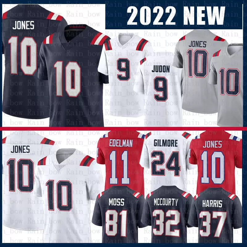 

Jersey 10 Mac Jones England''Patriots''Matthew Slater Matt Judon Kendrick Bourne Julian Edelman Damien Harris Devin McCo, Youth size s-xl(agz)8