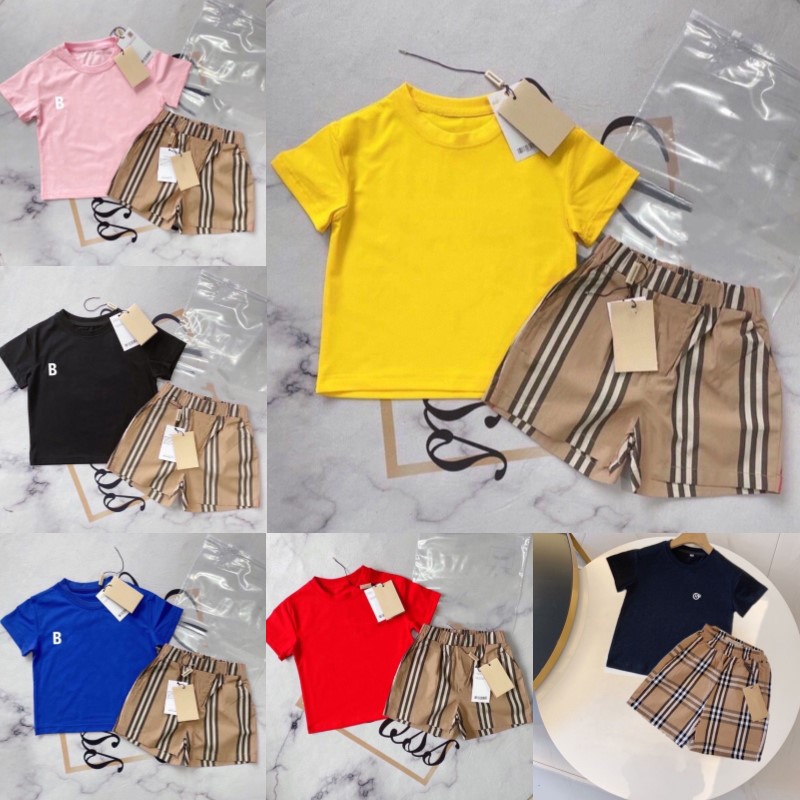 

Toddlers Baby Clothing Sets Kids Boys Girls Tshirts Shorts Designer Clothes Summer Luxury fear Tracksuit Children youth Outfits Short Sleeve Shirt