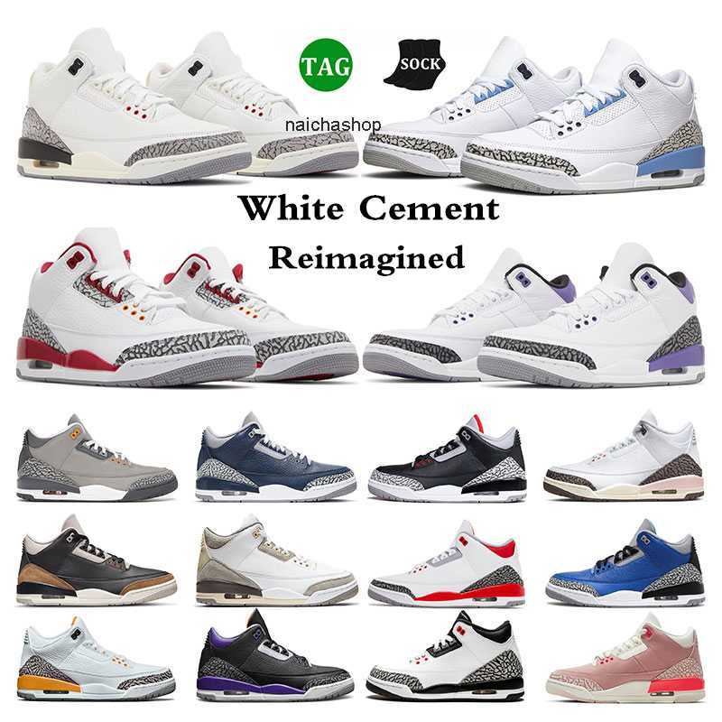 

Jumpman 3 men basketball shoes 3s UNC Cardinal Red Dark Iris White Cement Reimagined Cool Grey A Ma Maniere Varsity Royal mens womens sports s jorden JORDON