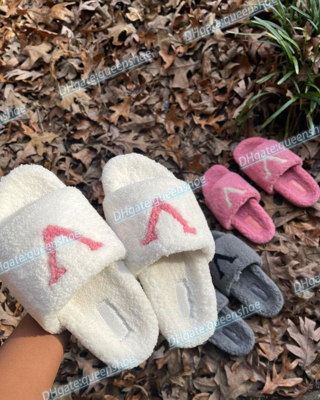 

luxury fur Slipper designer woman furry sandal man slippers Paseo High Quality Teddy shearling slide comfort flat Mule Summer Beach Outdoor shoe, #3