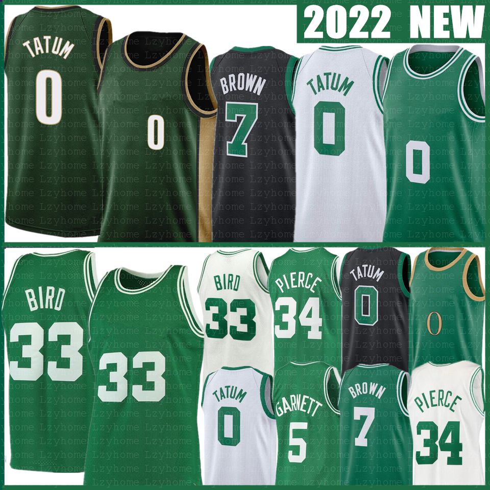 

Basketball Jerseys Jayson 0 Tatum Jaylen 7 Brown Marcus Smart 5 Kevin Garnett 34 Paul Pierce Bostons Celtices Ray Allen White 2022 2023 City, Mens9