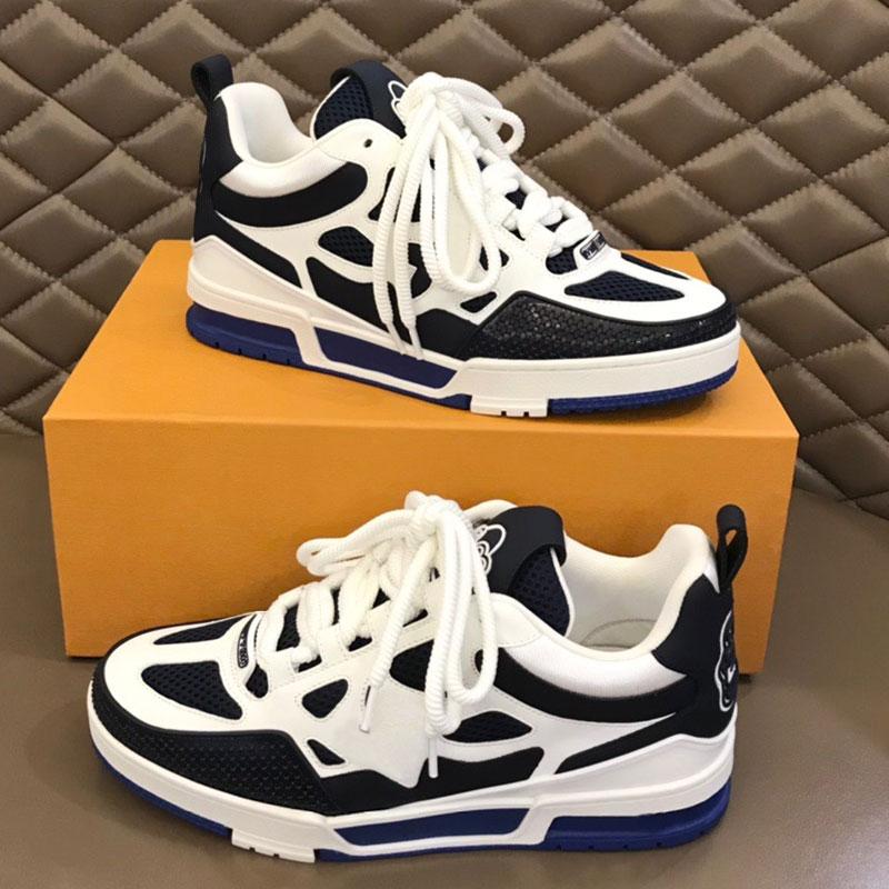 Nouveau Casual Hommes Baskets Pain Chaussures Tendance De La Mode Côté Oblique Classique Floral Designer Polyvalent Hommes En Plein Air Conduite