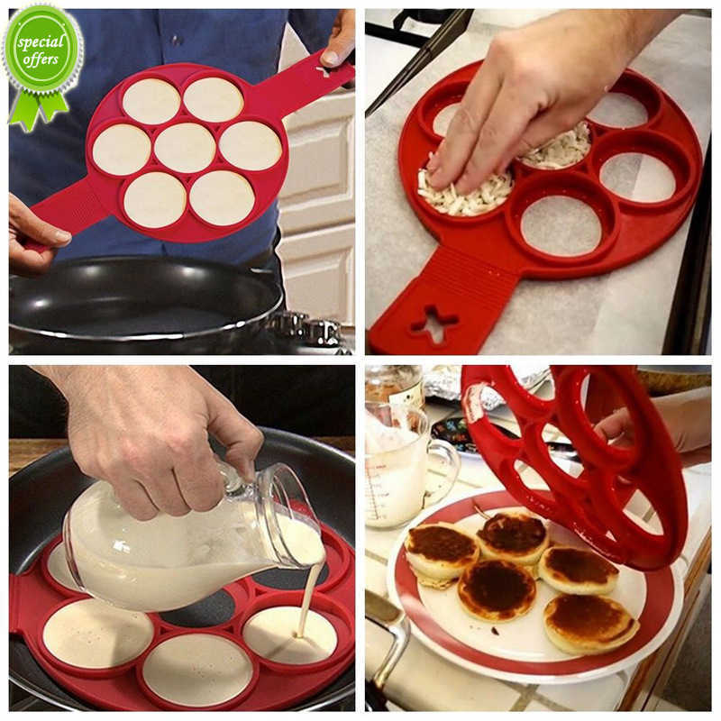

Kitchen Utensil Gadget Accessories Pancake Maker Silicone Mold Nonstick Cooker Pan Flip Eggs Mould Kitchen Cooking Tool Supplies