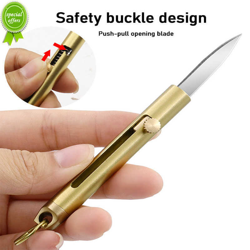 

New EDC Mini Knife Portable Invisible Knife Keychain Gift Self-defense Knife Small Weapons Key Knife Demolition Express Knife Gift