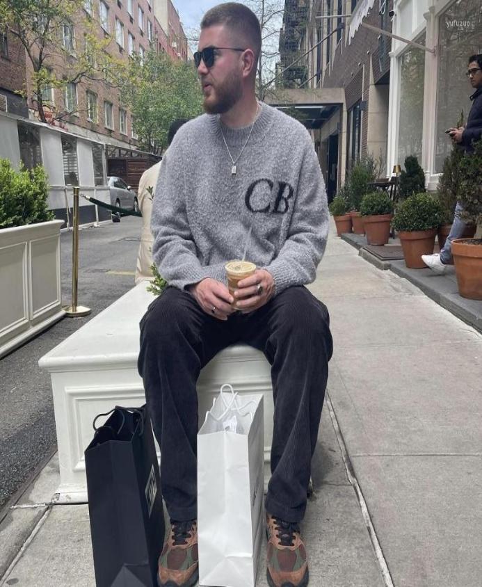 

Men039s Sweaters 22SS Round Neck Wool Cole Buxton Sweater Men Women EU Size Cotton Sweatshirt Fashion Autumn Winter Jaqueta5599078, Beige